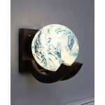 Marbled Spherical Wall Lamp - Nestern