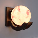 Marbled Spherical Wall Lamp - Nestern