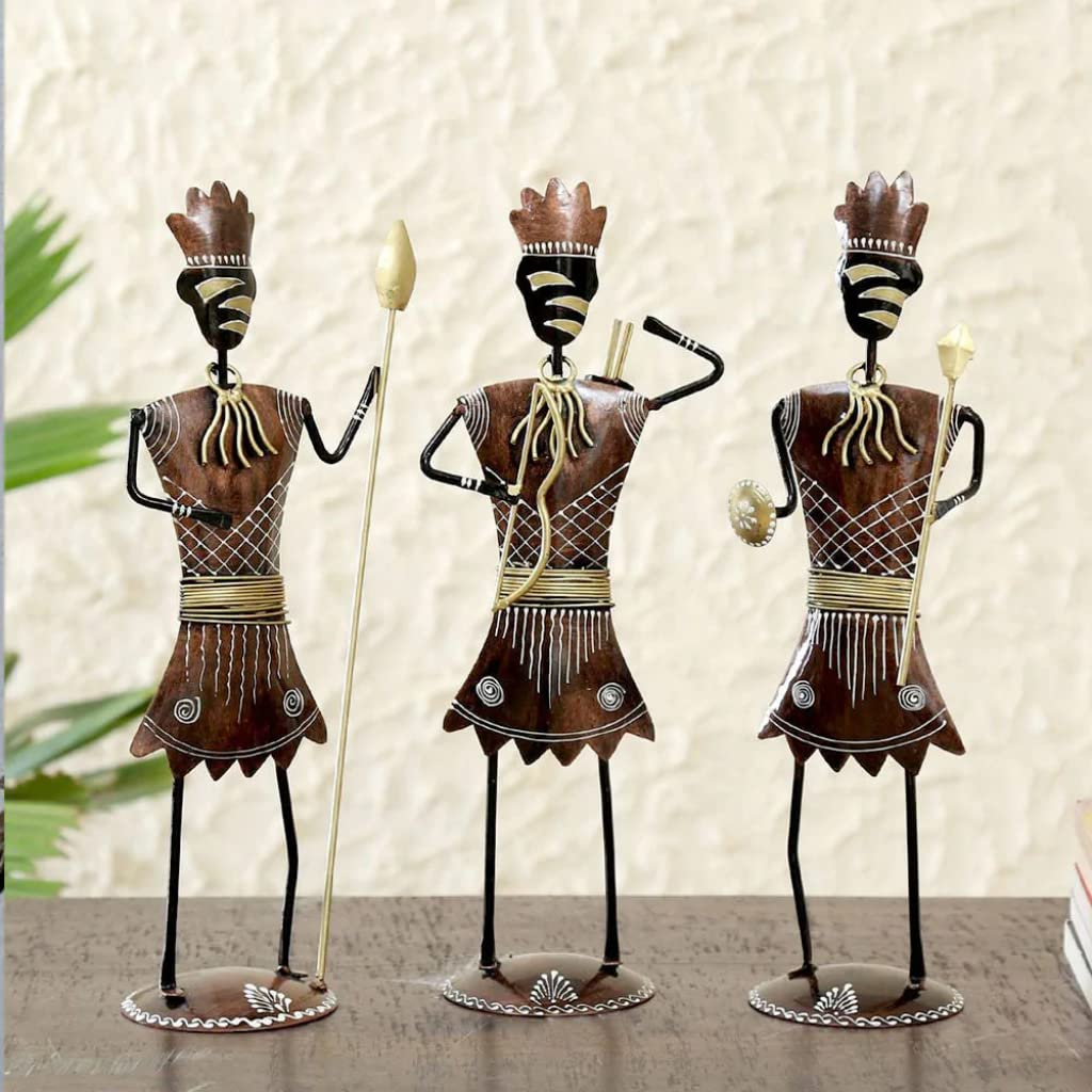 Old Tribal Harmony Handcrafted Figurine Set - Nestern