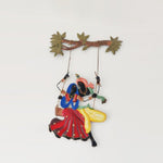 Radha Krishna on Swing Metal Wall Art – Two Variants of Divine Décor - Nestern