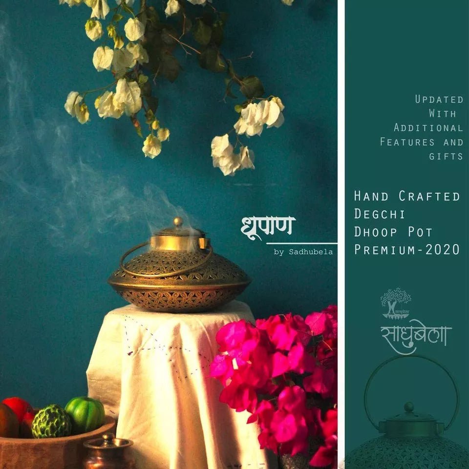 Serene Ritual: Handcrafted Brass Incense Burner - Nestern