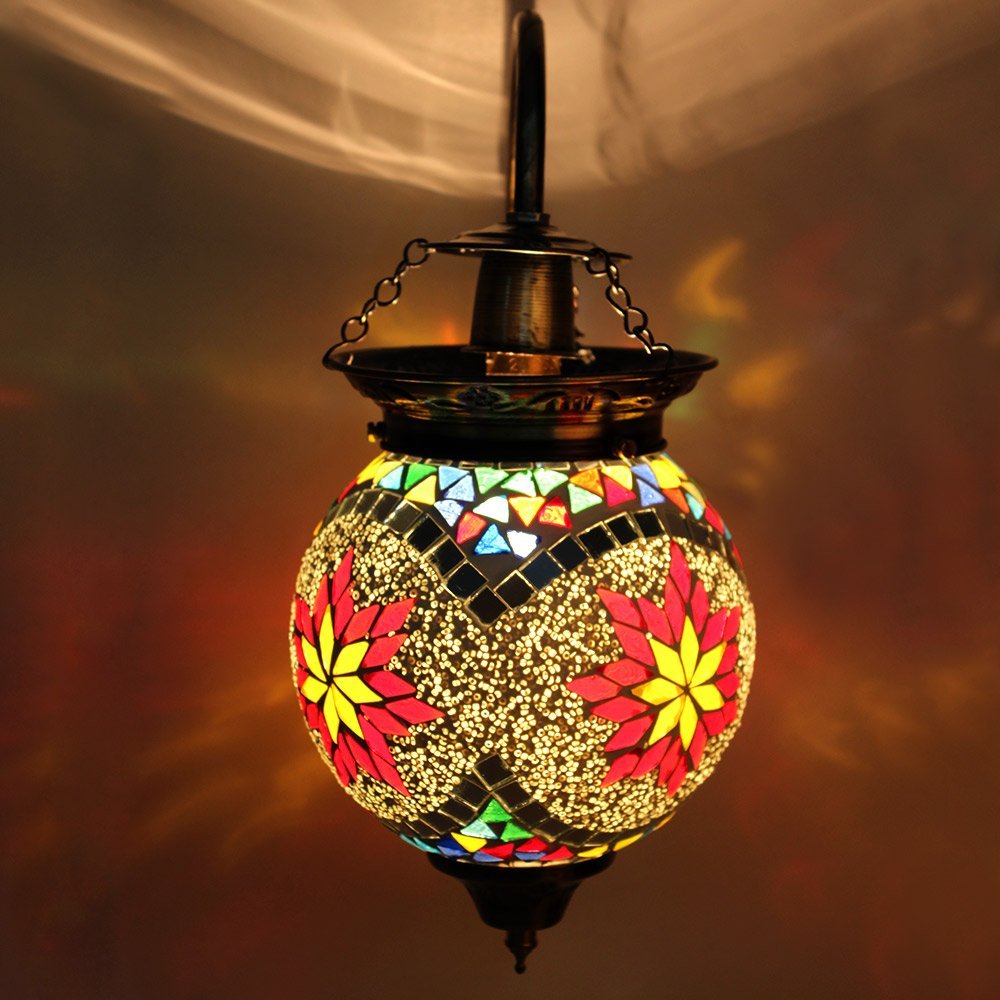Stained Glass Ornate Wall Lamp Nestern