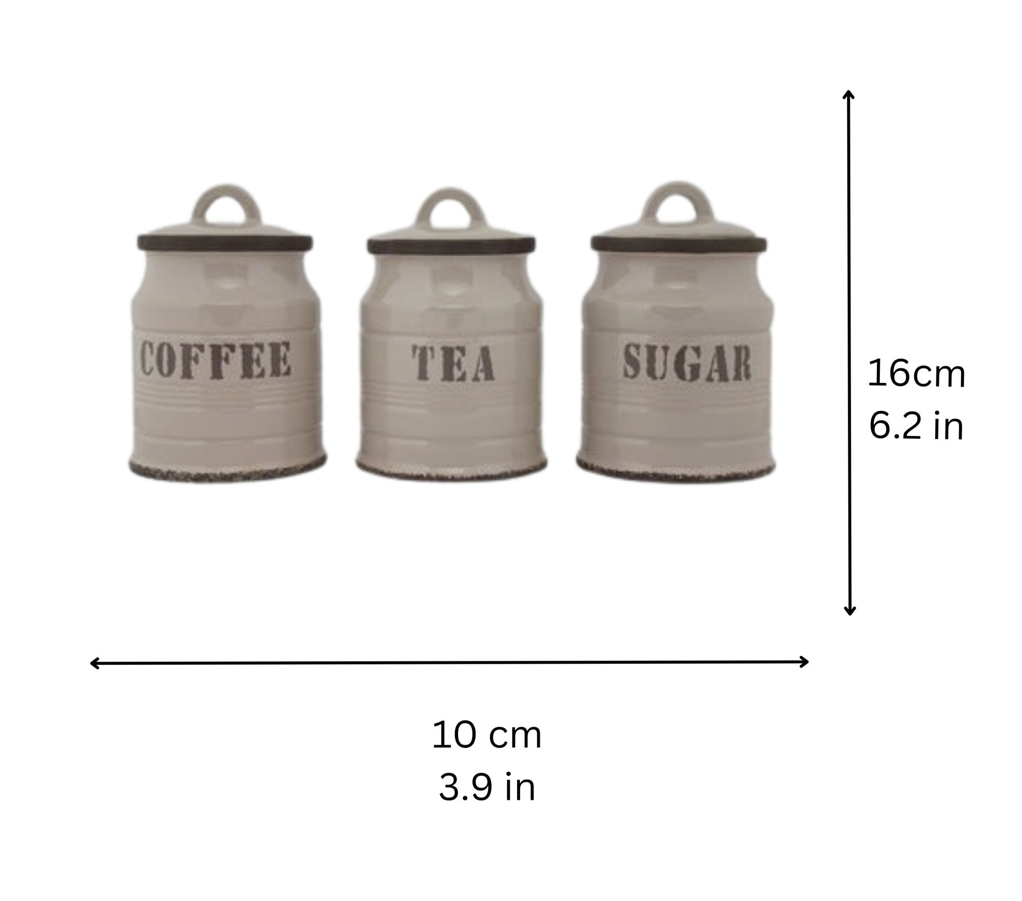 Tea Coffee Sugar Set for Kitchen Decor - Nestern