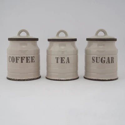 Tea Coffee Sugar Set for Kitchen Decor - Nestern