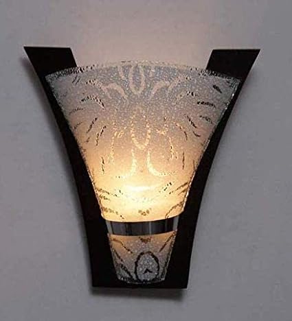 Textured Glass Triangular Wall Lamp - Nestern