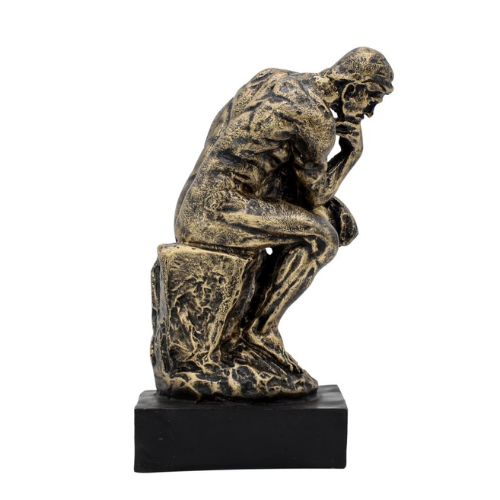 Thinking Man on Stone Showpiece for Office, Home and Living Room Decor