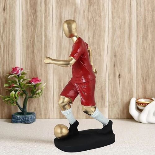 Football Player Statue Decorative Showpiece for Home, Living Room, Office Decor