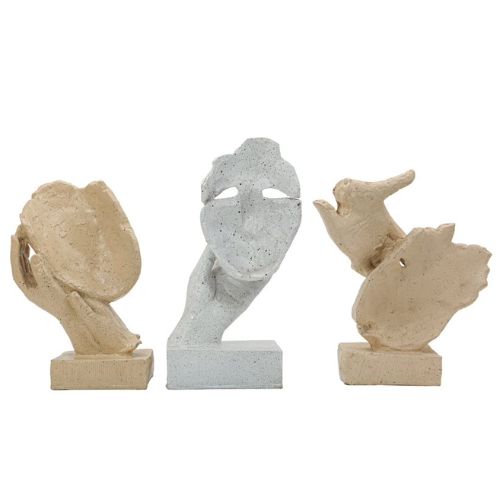 Human face with Hand on Mouth Showpiece for Home Decor