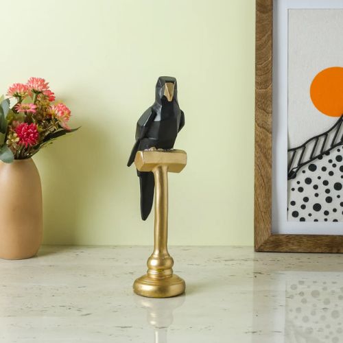 Parrot Showpiece for Home Decoration Home Decor Item Bird Statue for Gifts and Home