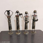 Tribal Art Metal Tea Light Candle Holders (Set of 4) - Nestern