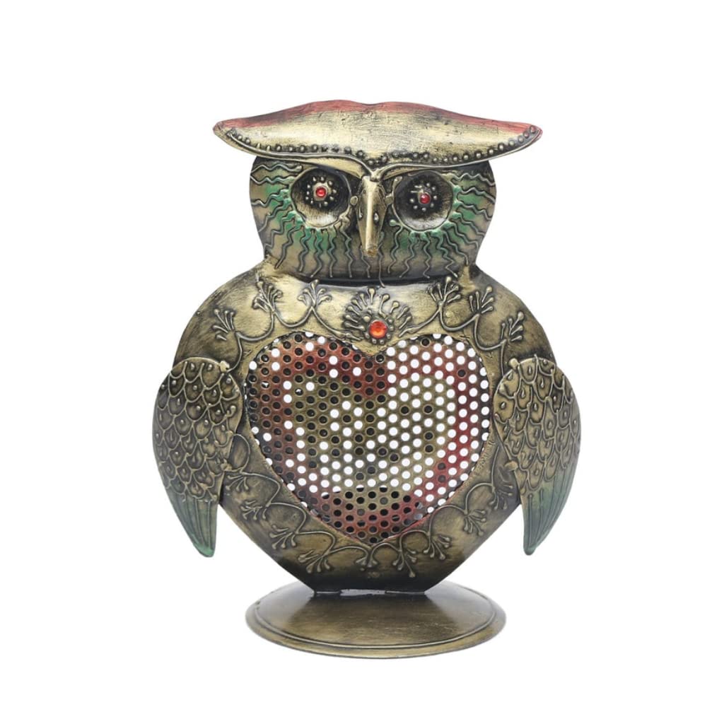 Wise Guardian: Intricate Owl Lantern - Nestern